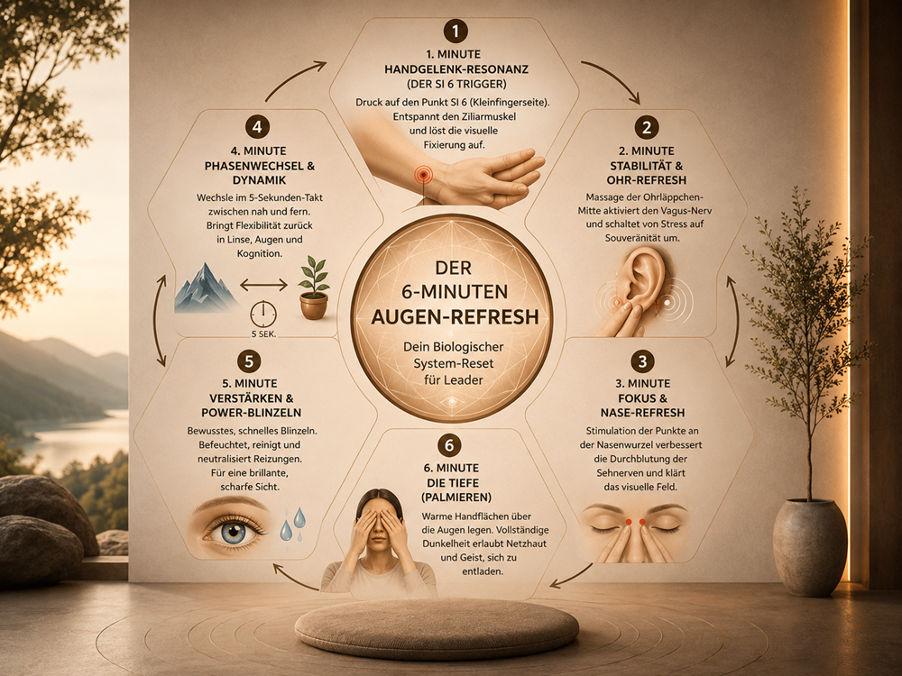 Der 6-Minuten Augen-Refresh